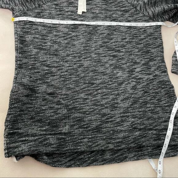 J.Crew Gray Turtleneck Tunic Heather Gray Sweater Sweatshirt Size S/M Pockets - Picture 10 of 10